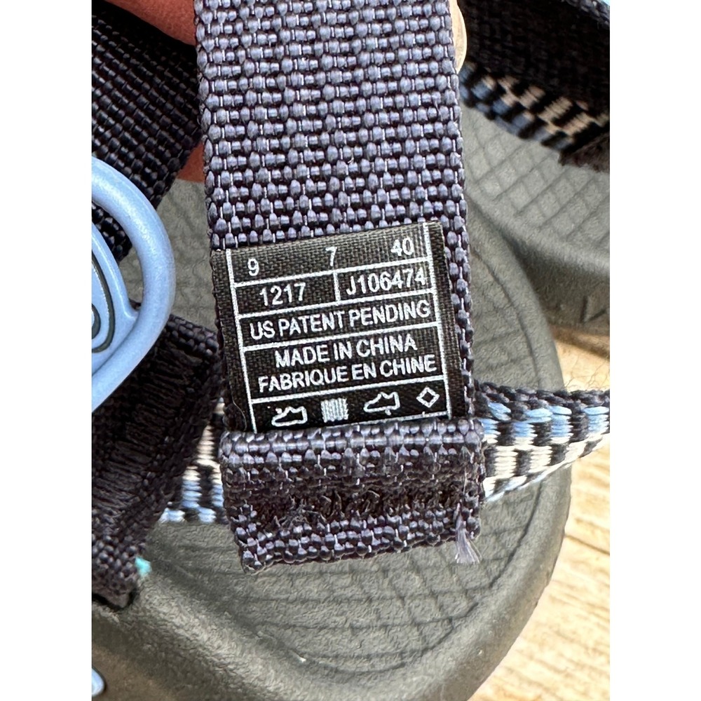 Chaco Women's Z Eddy X2 Eclipse Blue Sandals sz 9 (S2068) - Picture 8 of 9